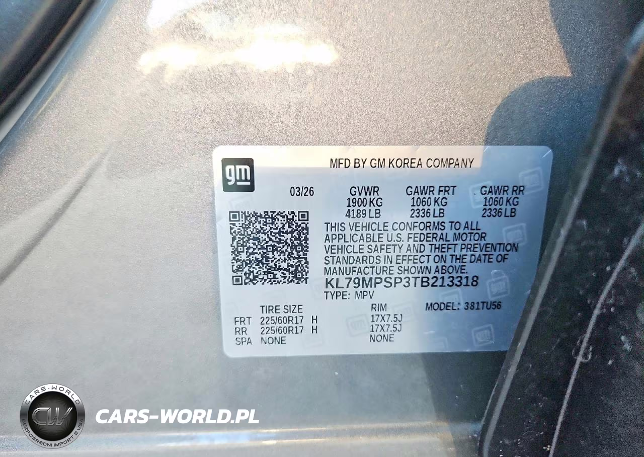 2026 Chevrolet Trailblazer Lt VIN:KL79MPSP3TB213318 - 13
