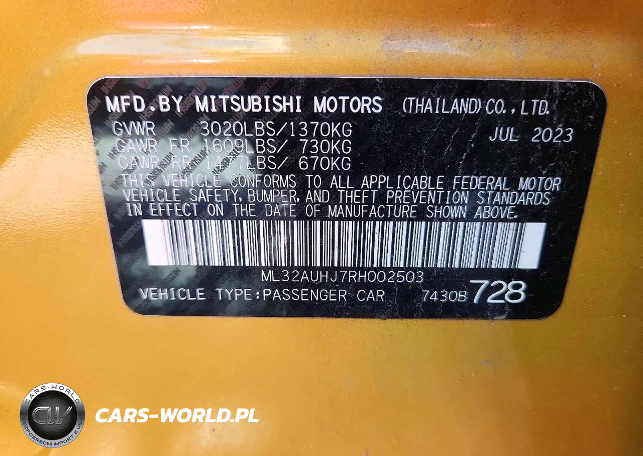 2024 Mitsubishi Mirage Es VIN:ML32AUHJ7RH002503 - 12