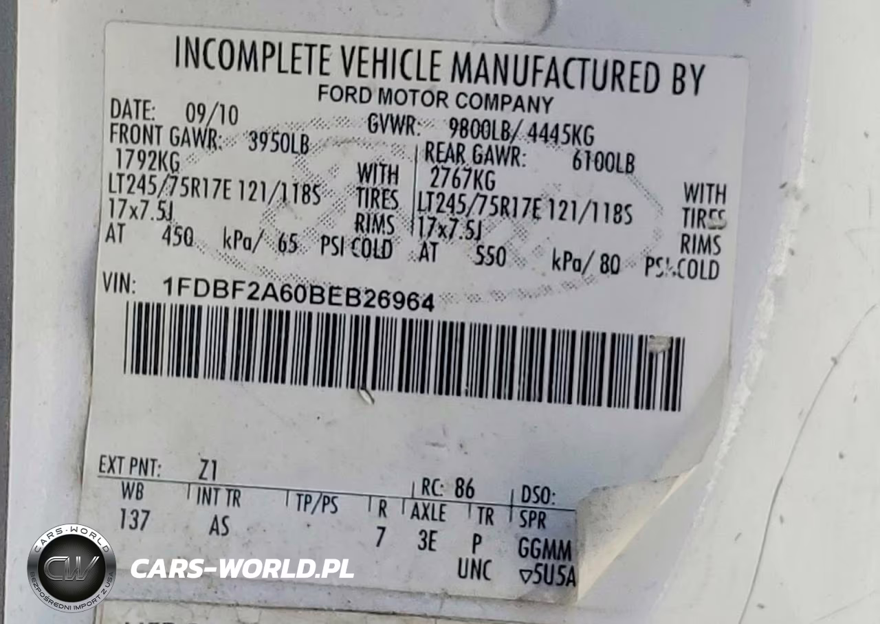 2011 Ford F250 Super Duty VIN:1FDBF2A60BEB26964 - 14
