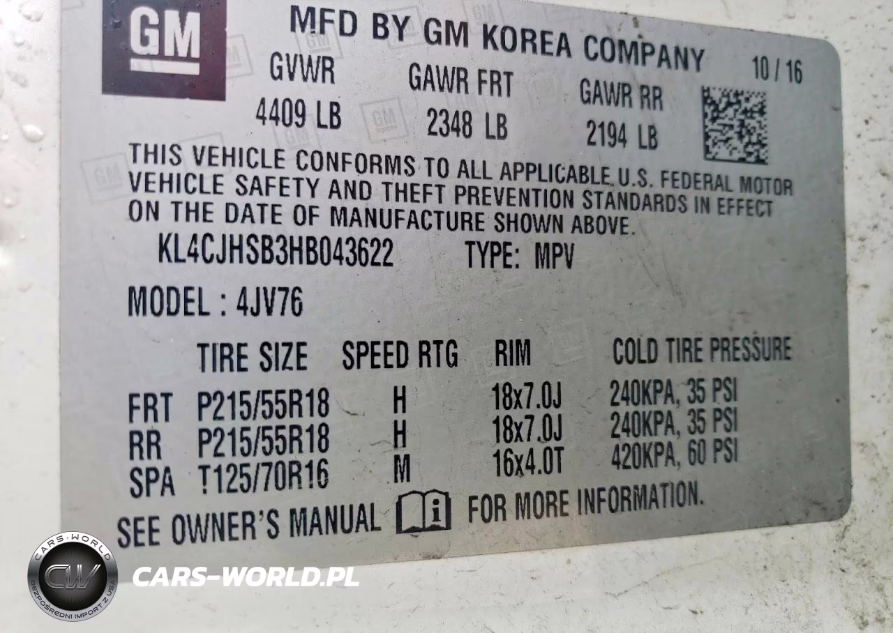 2017 Buick Encore Premium VIN:KL4CJHSB3HB043622 - 12