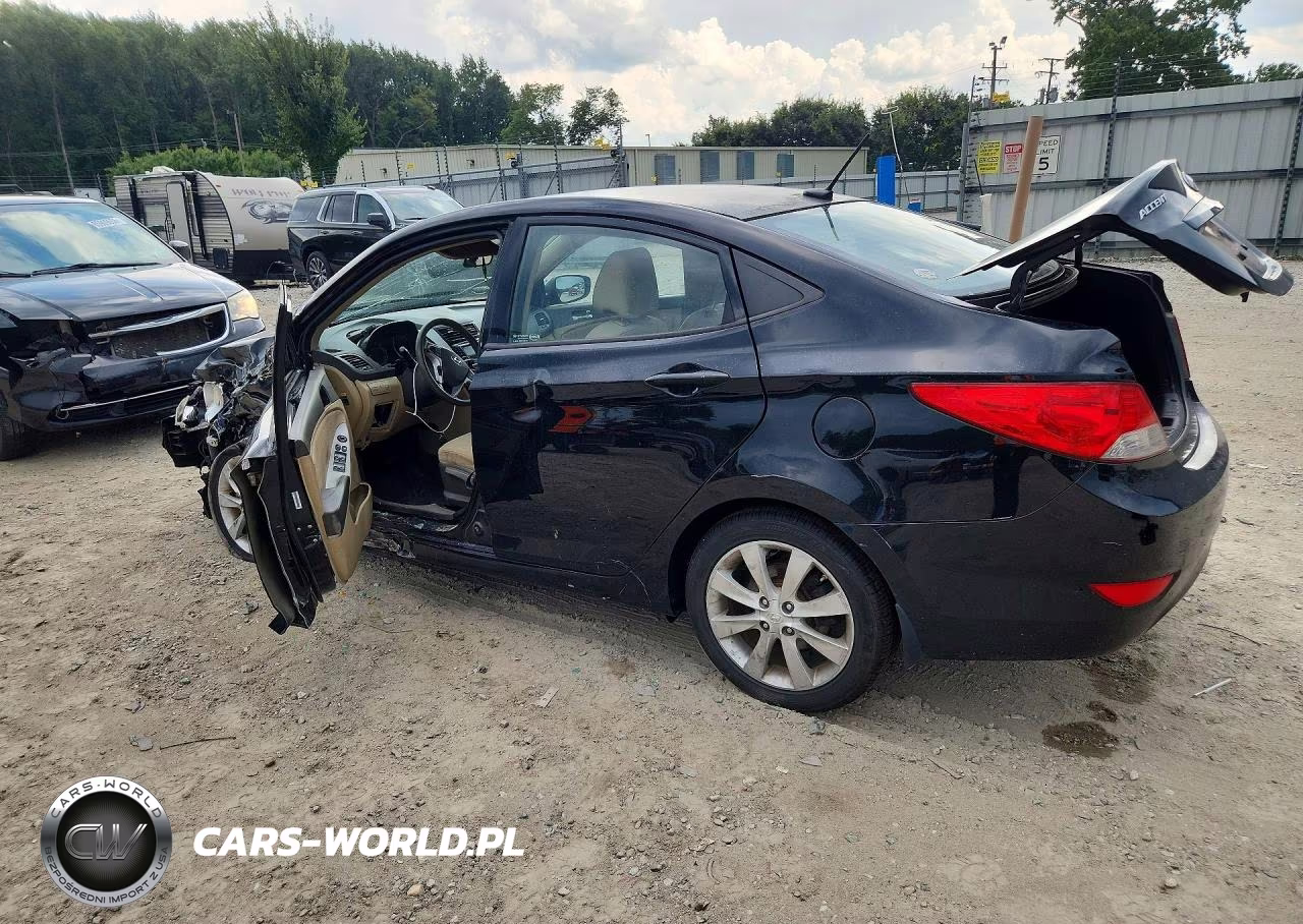 2012 Hyundai Accent VIN:KMHCU4AE6CU180774 - 2
