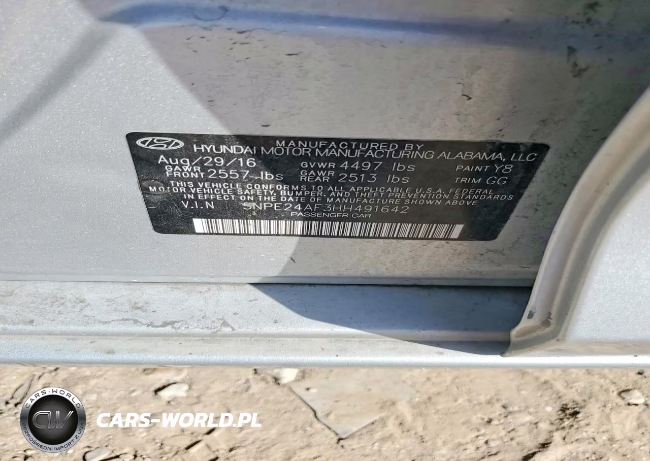 2017 Hyundai Sonata Se VIN:5NPE24AF3HH491642 - 12