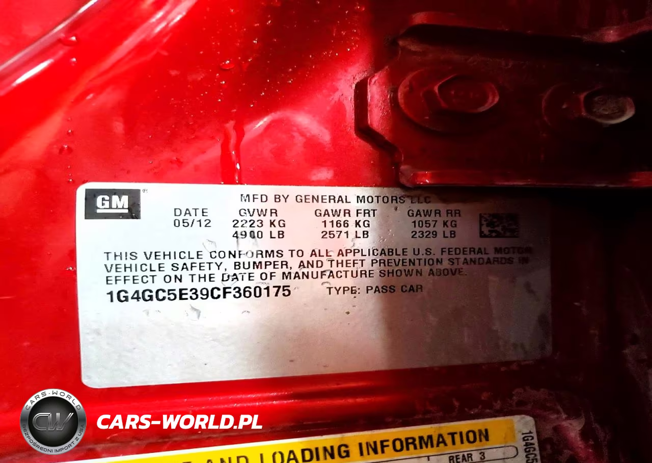 2012 Buick Lacrosse VIN:1G4GC5E39CF360175 - 12