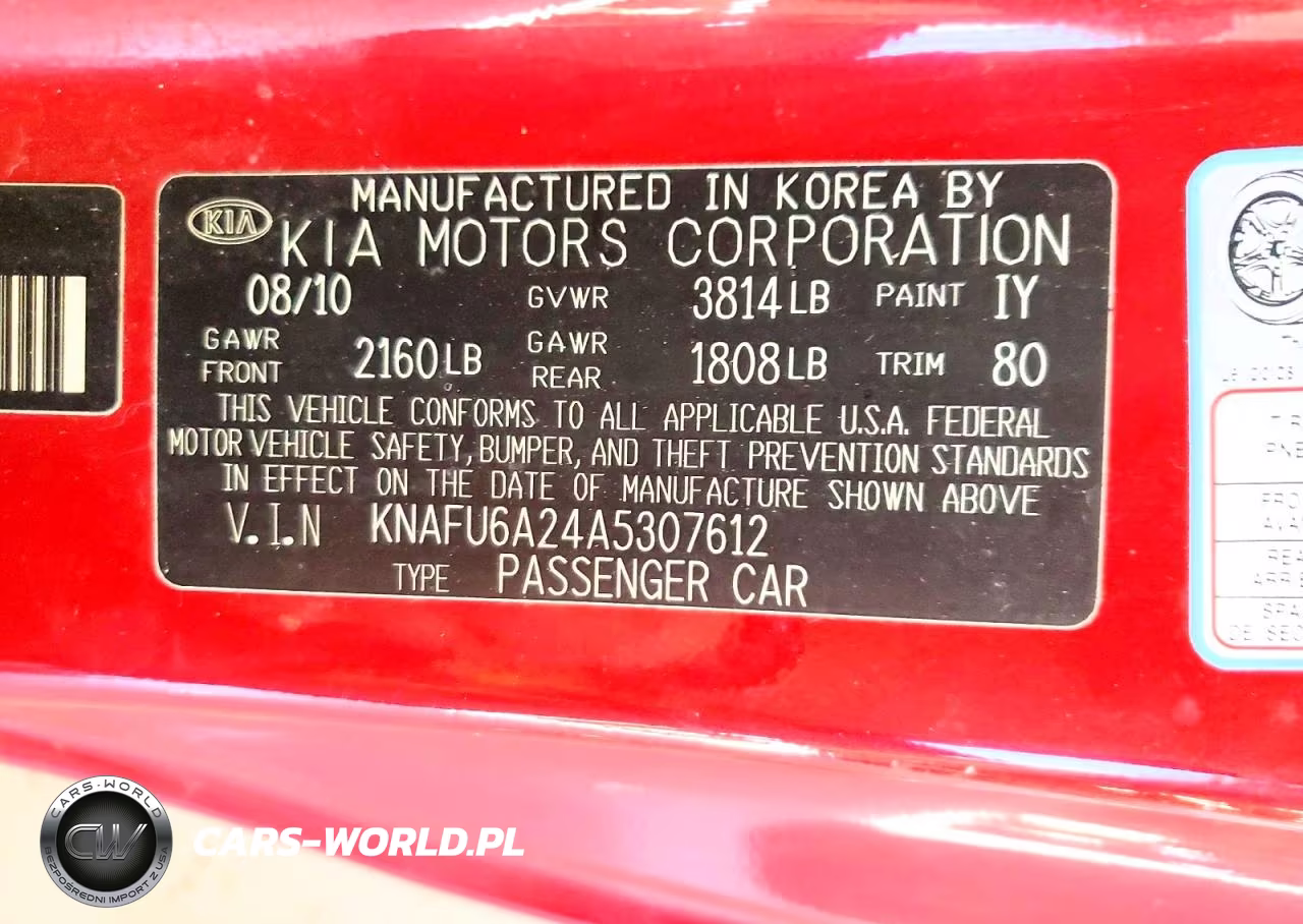 2010 Kia Forte Koup Ex VIN:KNAFU6A24A5307612 - 12
