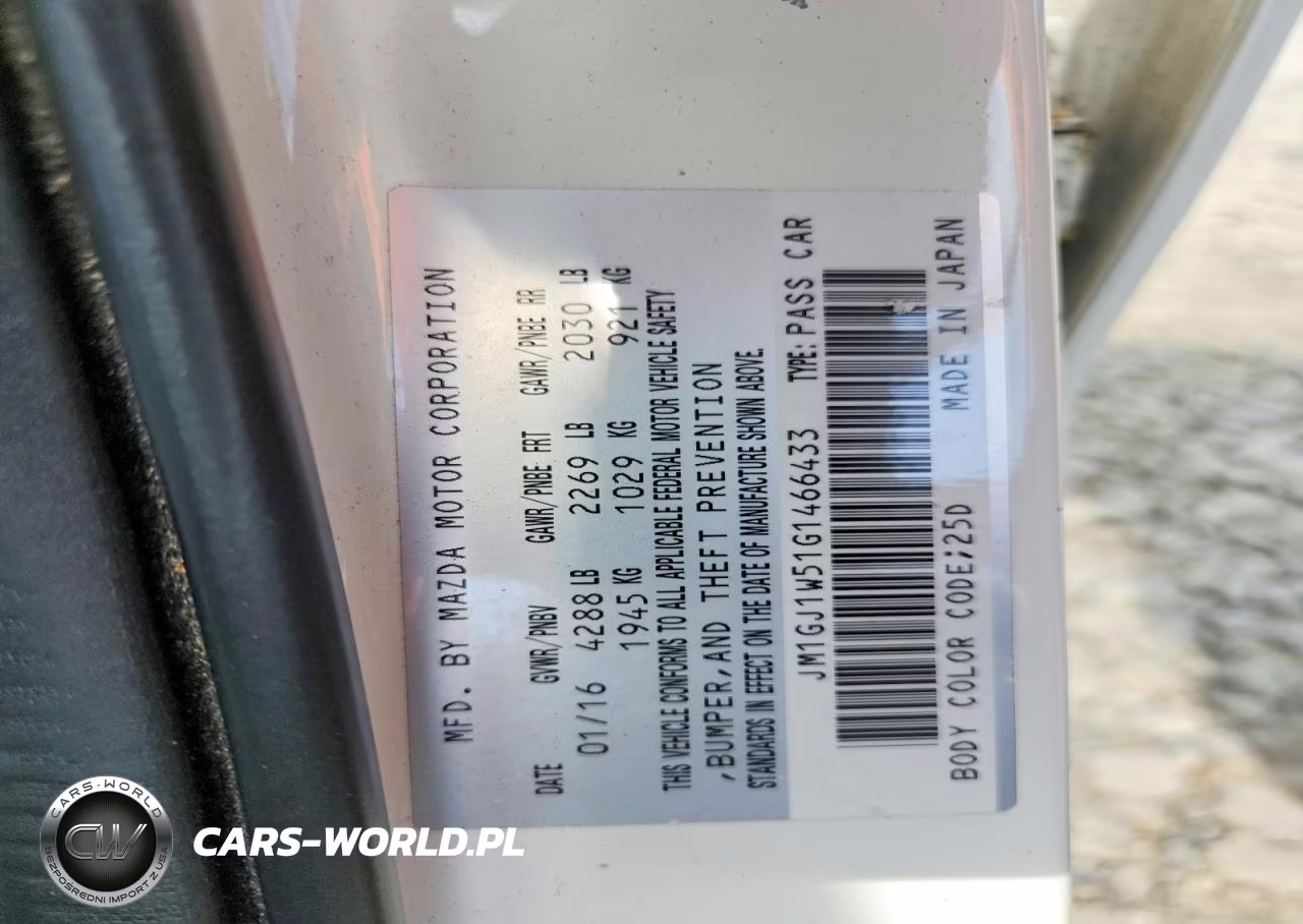 2016 Mazda 6 Grand Touring VIN:JM1GJ1W51G1466433 - 12