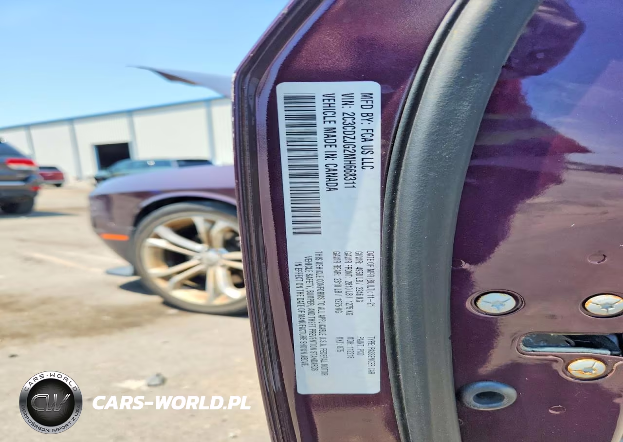 2021 Dodge Challenger Gt VIN:2C3CDZJG2MH668311 - 12