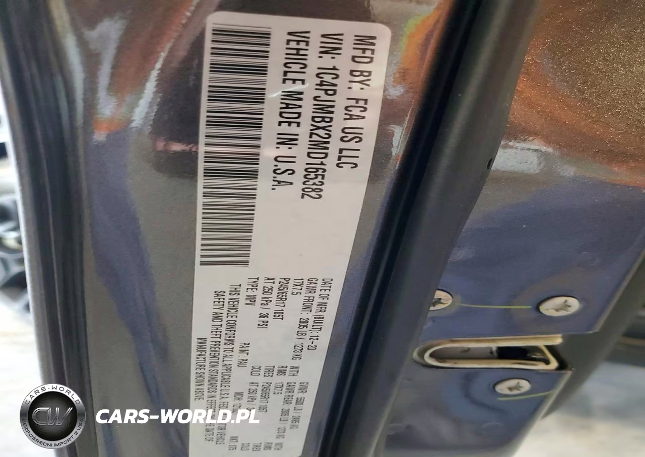 2021 Jeep Cherokee Trailhawk VIN:1C4PJMBX2MD165382 - 13