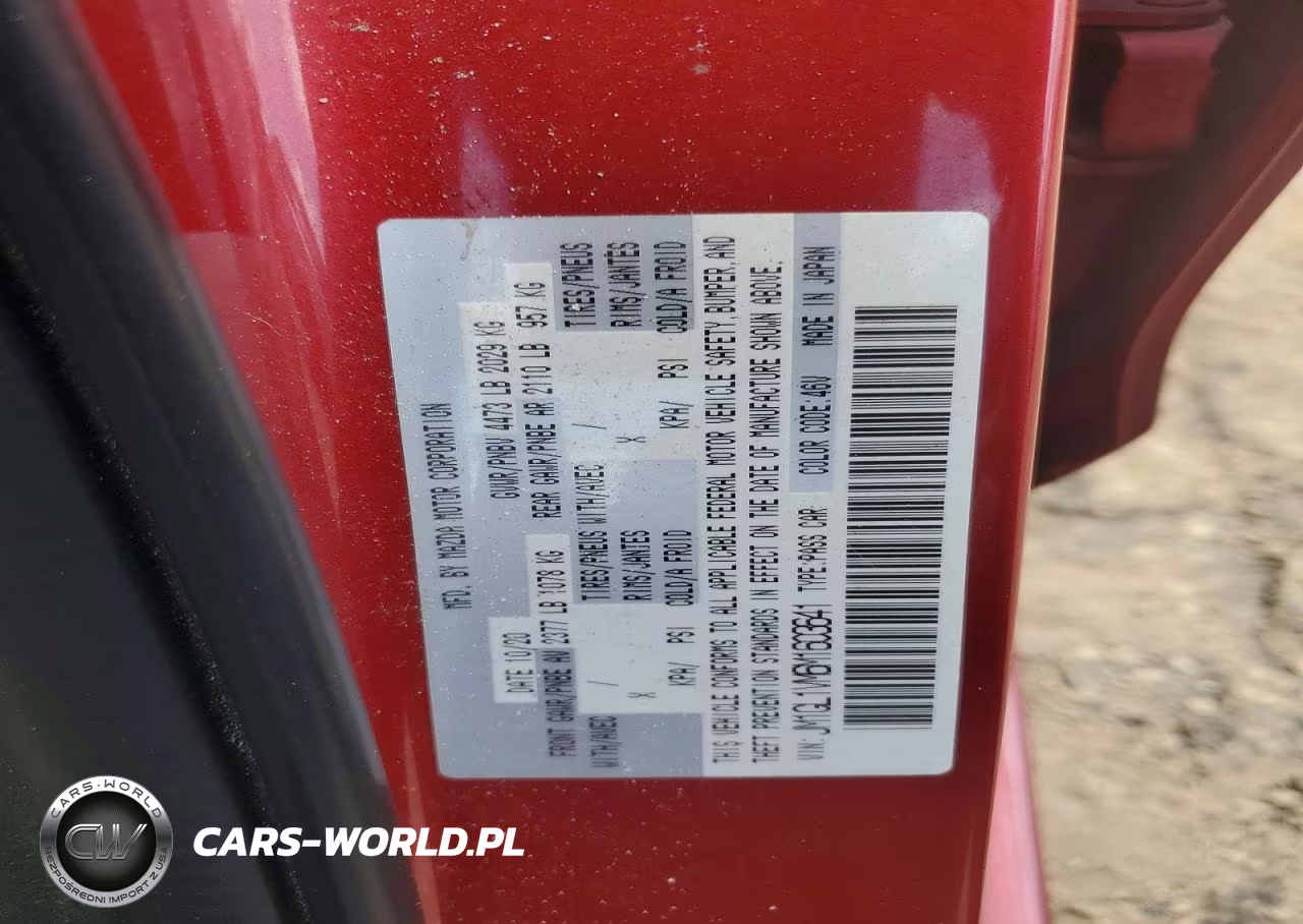 2021 Mazda 6 Touring VIN:JM1GL1VM6M1603641 - 12