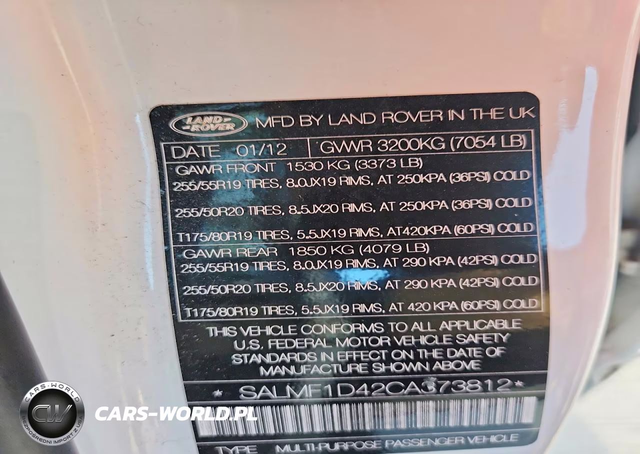 2012 Land Rover Range Rover Hse Luxury VIN:SALMF1D42CA373812 - 13
