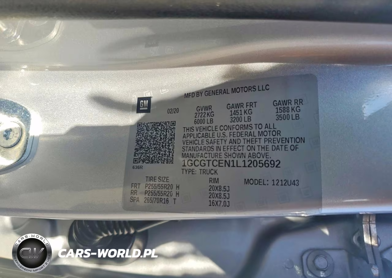 2020 Chevrolet Colorado 4Wd Long Box Lt VIN:1GCGTCEN1L1205692 - 12