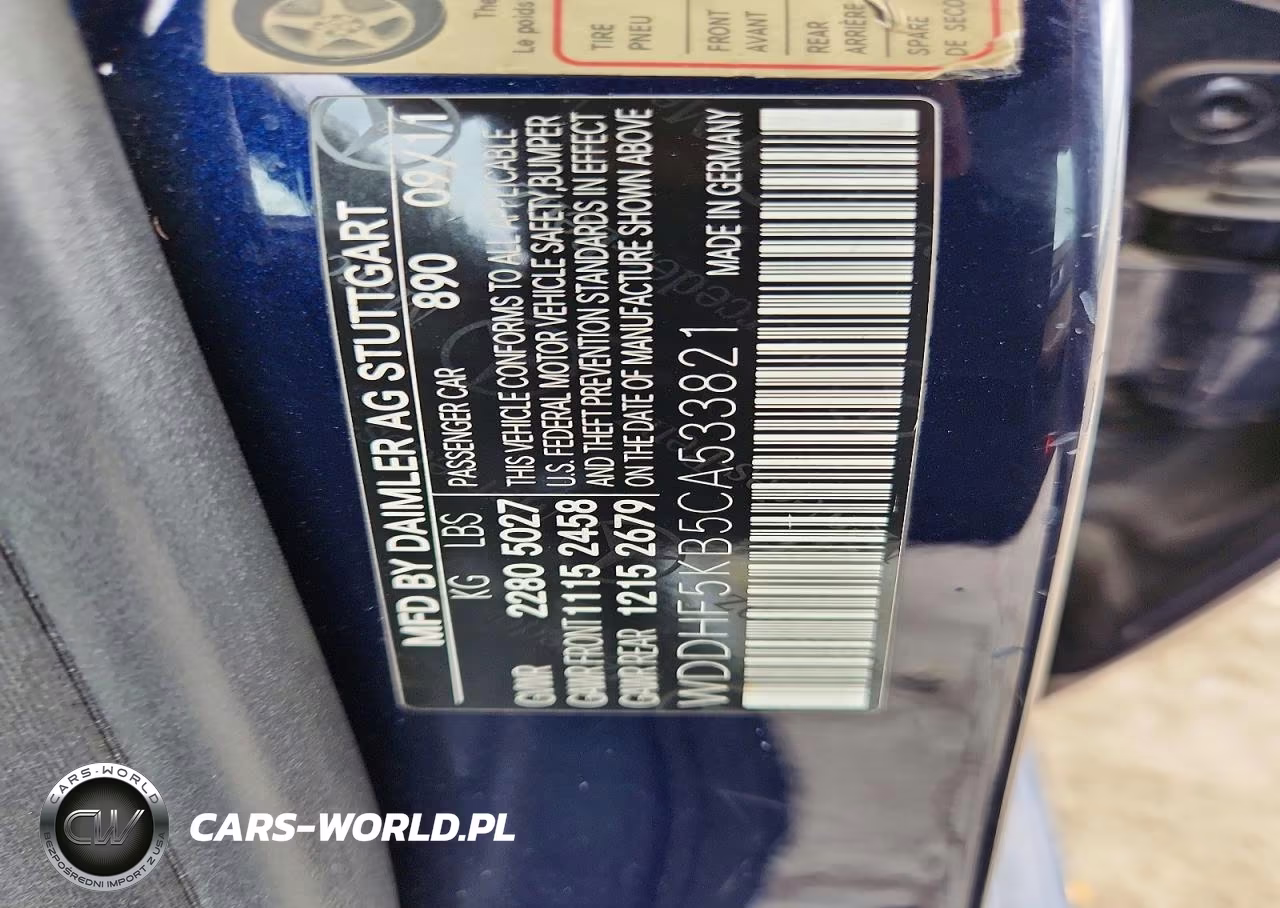 2012 Mercedes-Benz E 350 VIN:WDDHF5KB5CA533821 - 12