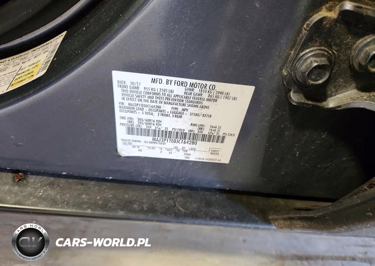 2018 Ford Ecosport Se VIN:MAJ3P1TE0JC164280 - 12