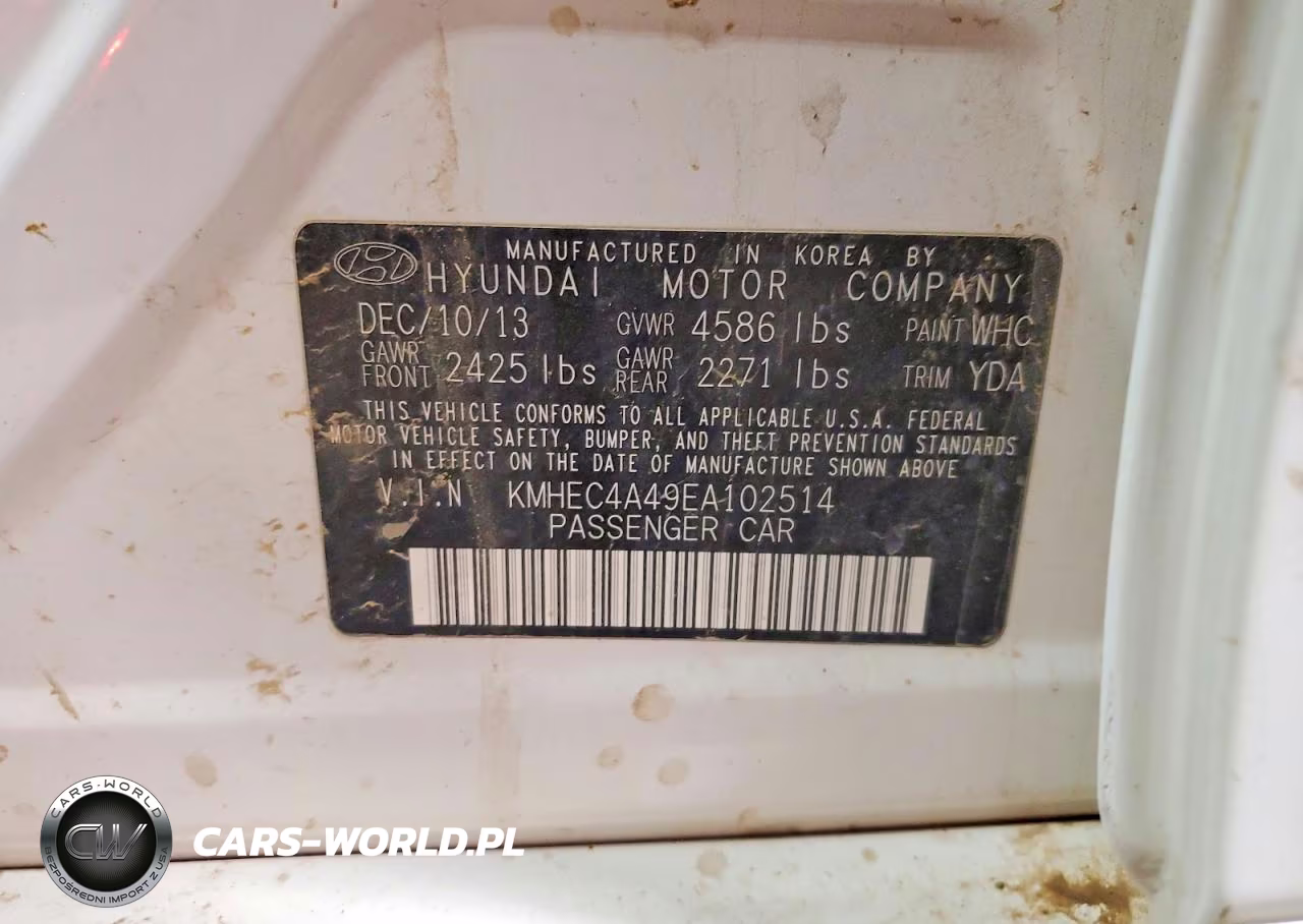 2014 Hyundai Sonata Hybrid VIN:KMHEC4A49EA102514 - 13