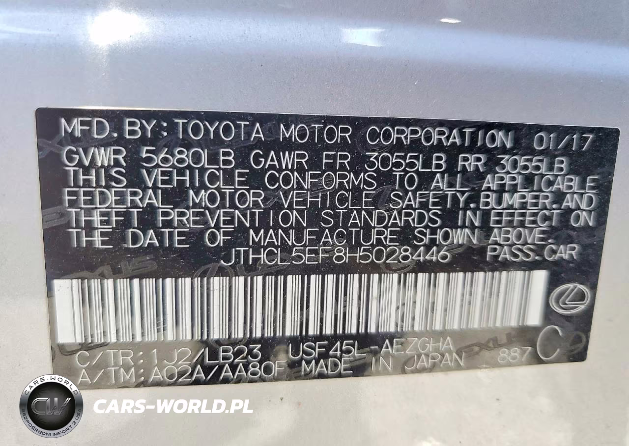 2017 Lexus Ls 460 VIN:JTHCL5EF8H5028446 - 12
