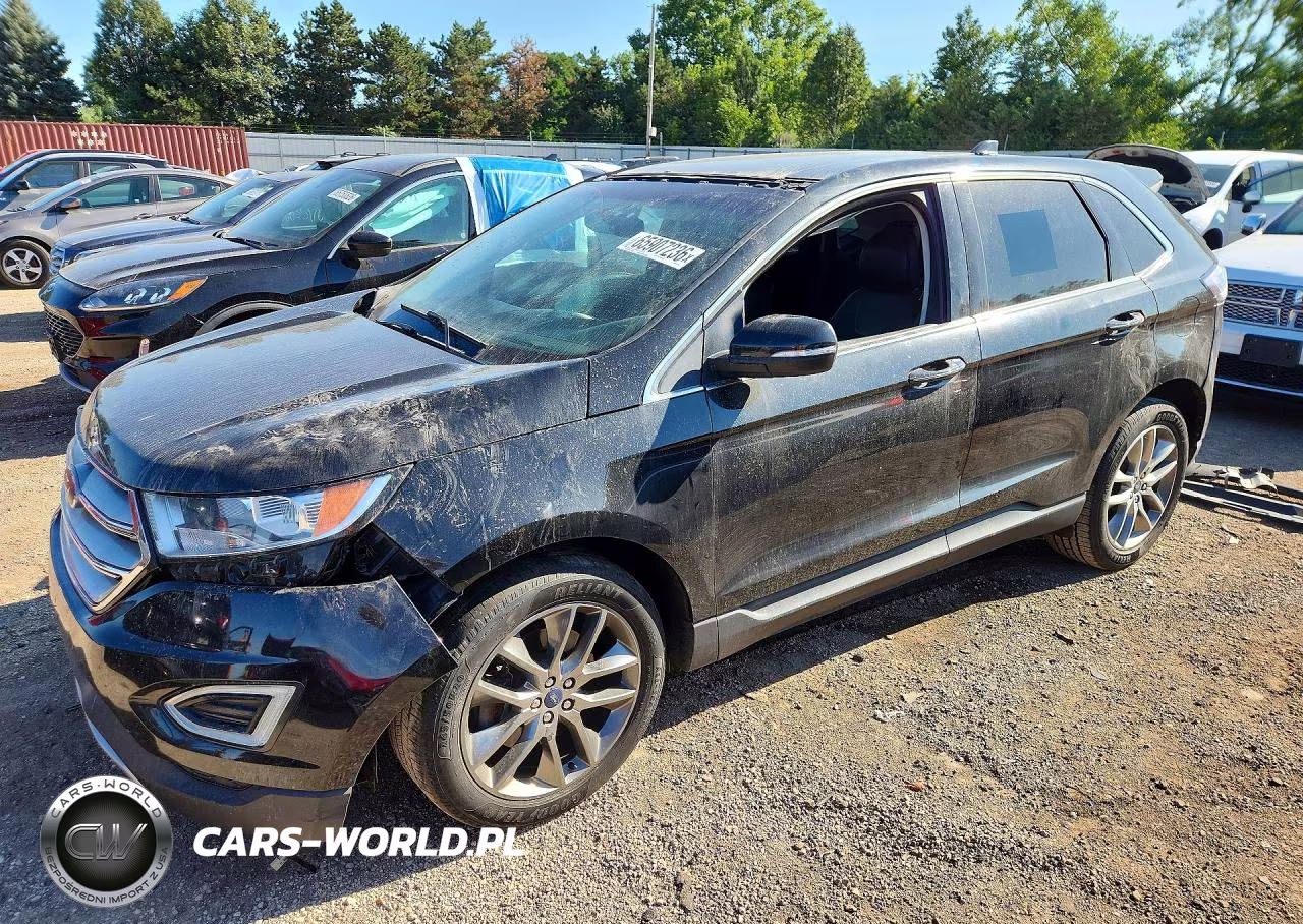 2015 Ford Edge Titanium VIN:2FMTK4K81FBB19258 - 1