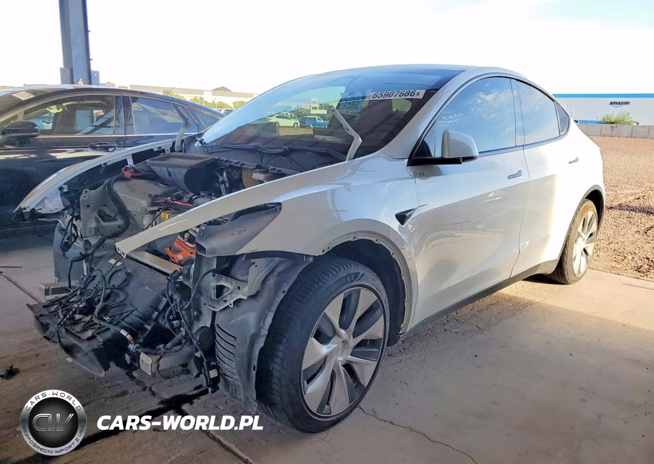 2020 Tesla Model Y VIN:5YJYGDEE0LF010317 - 1