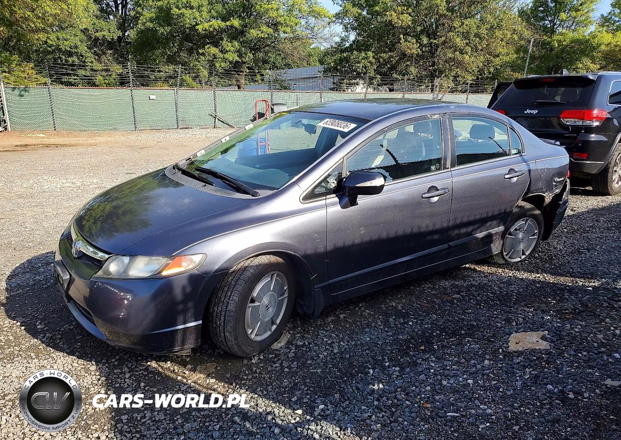 2008 Honda Civic Hybrid VIN:JHMFA36228S009461 - 1