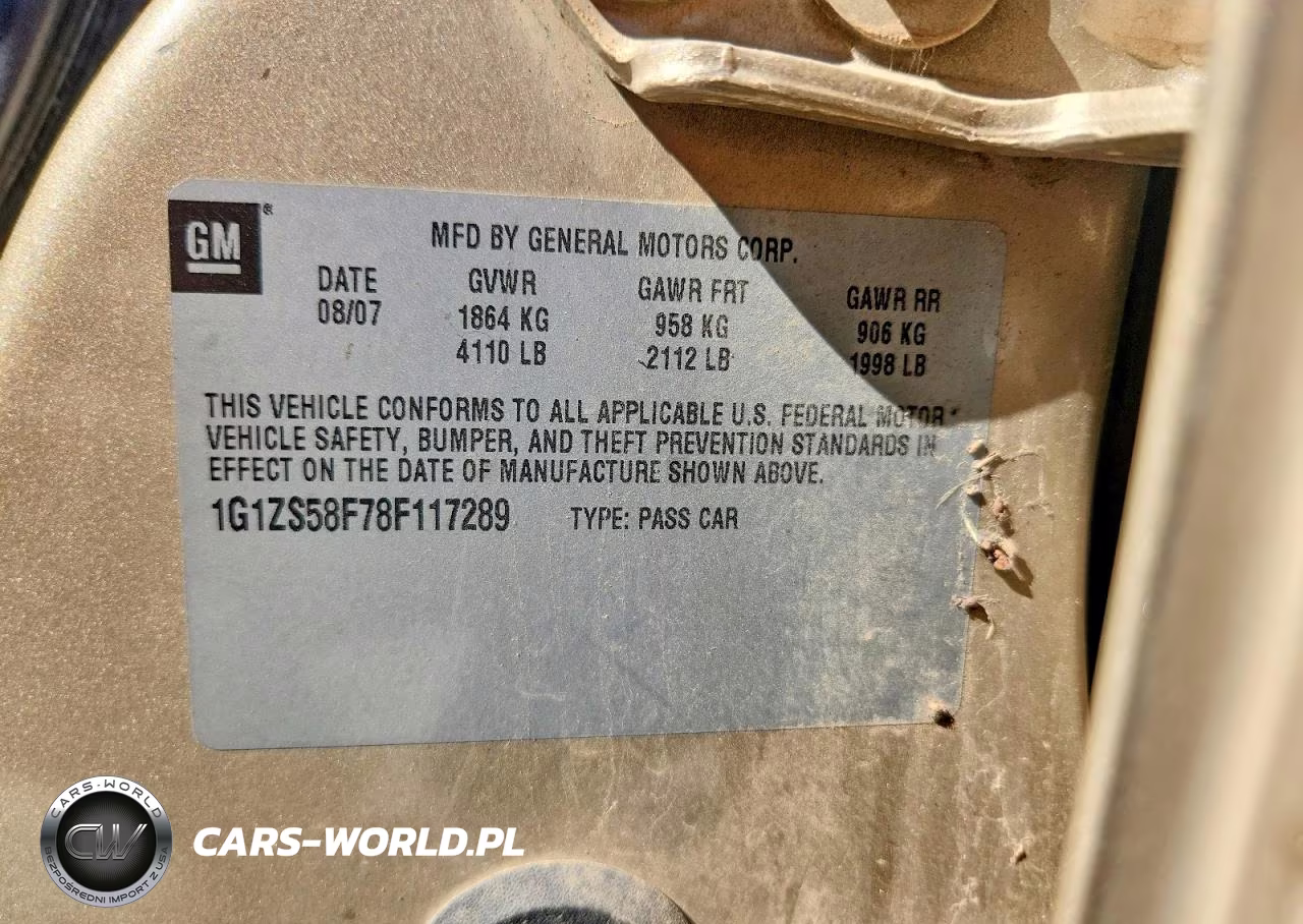 2008 Chevrolet Malibu Ls VIN:1G1ZS58F78F117289 - 13