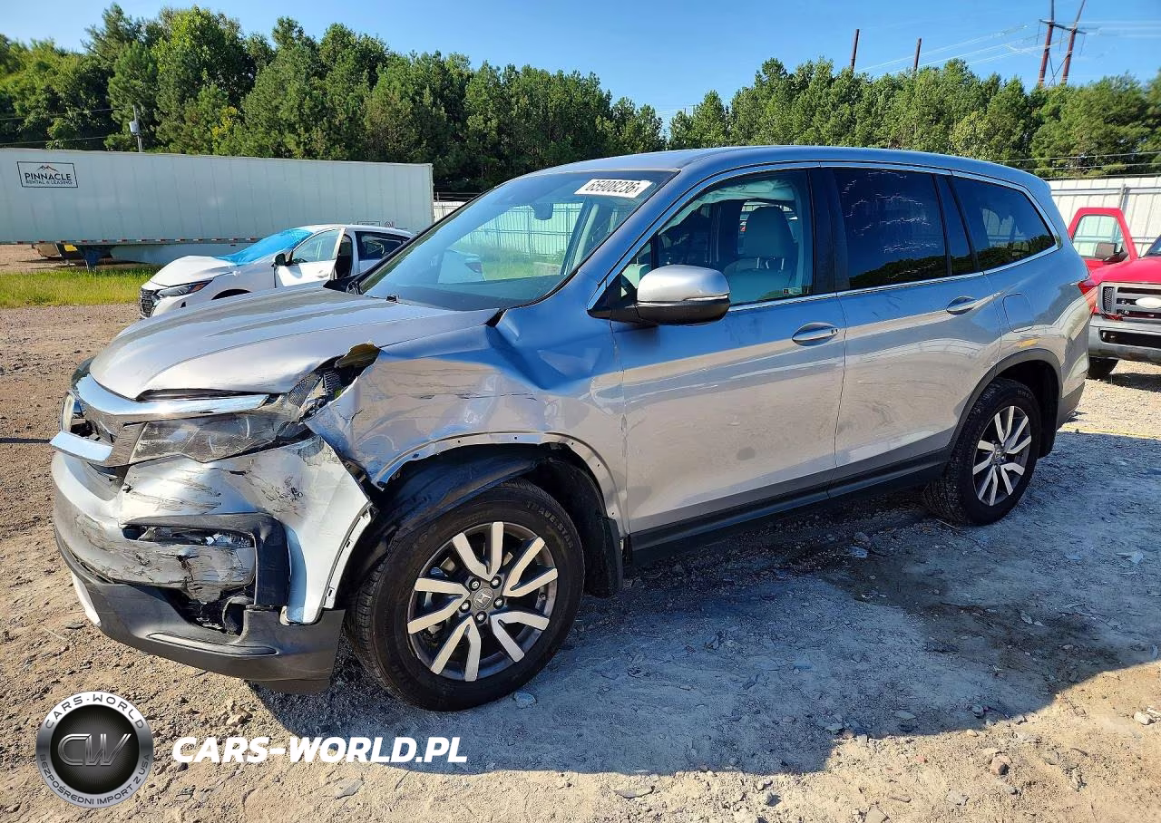 2020 Honda Pilot Exl VIN:5FNYF5H52LB020190 - 1