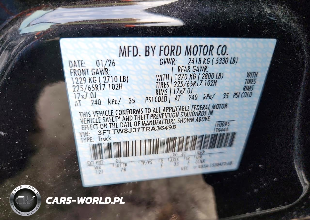 2026 Ford Maverick Xlt VIN:3FTTW8J37TRA36498 - 12