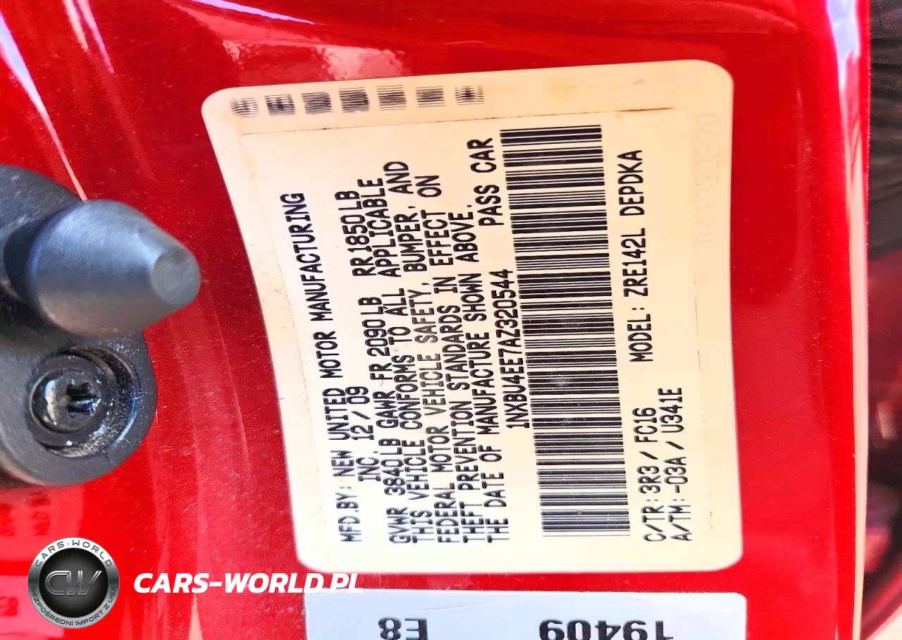 2010 Toyota Corolla Le VIN:1NXBU4EE7AZ320544 - 12
