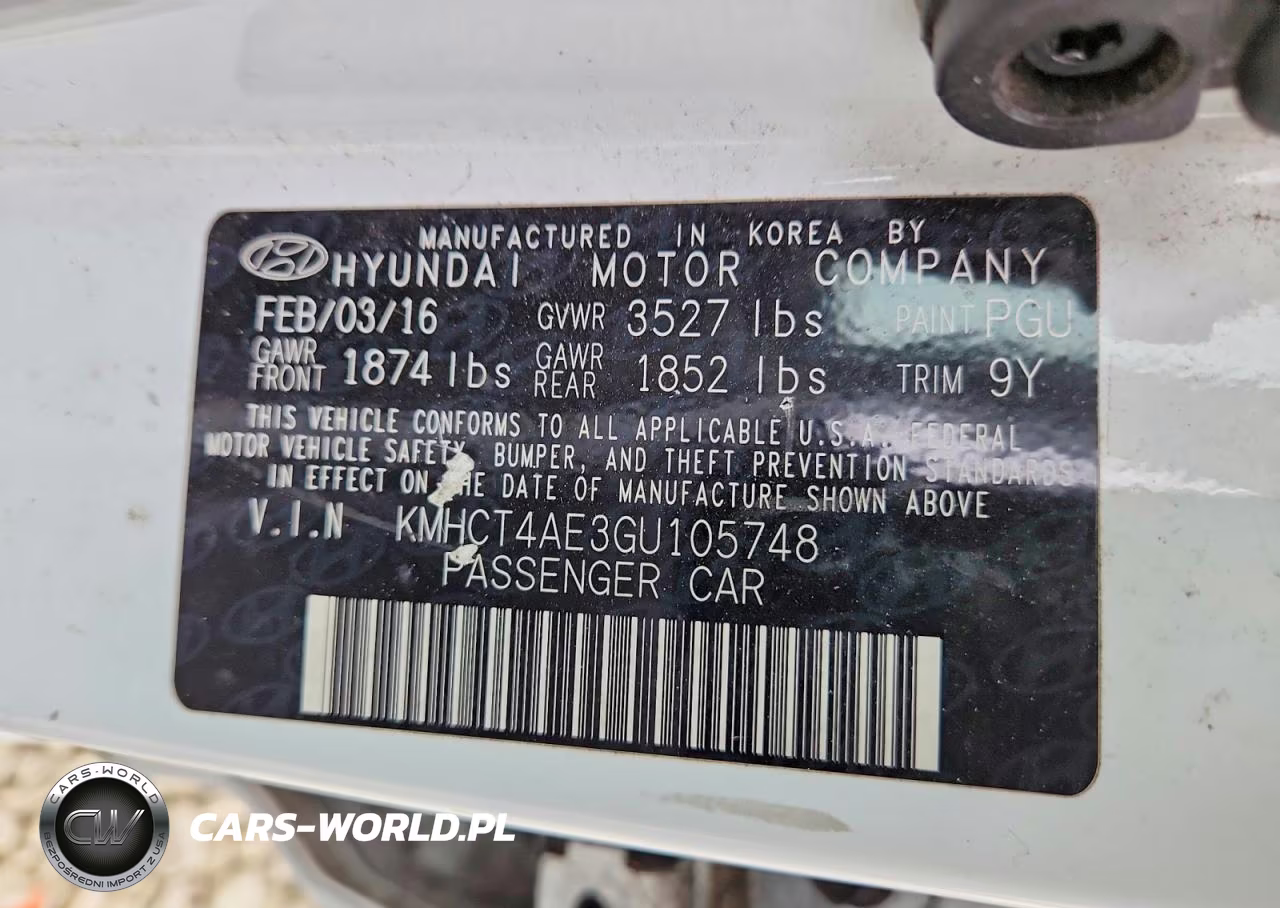 2016 Hyundai Accent Se VIN:KMHCT4AE3GU105748 - 12