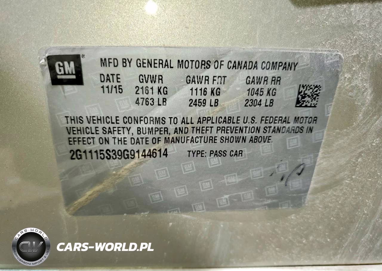 2015 Chevrolet Impala Ltz VIN:2G1155SL9F9196022 - 12
