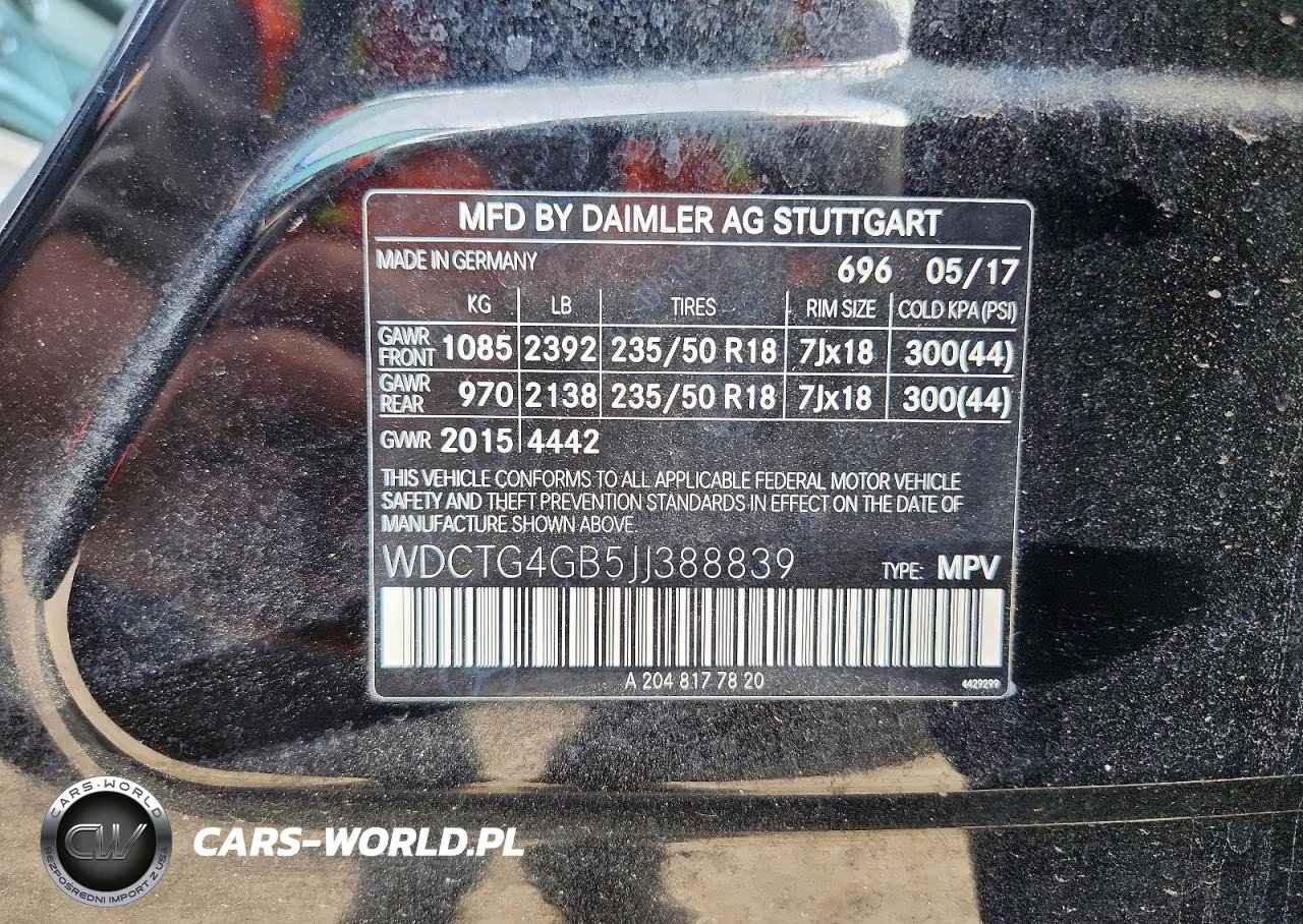 2018 Mercedes-Benz Gla 250 4Matic VIN:WDCTG4GB5JJ388839 - 14