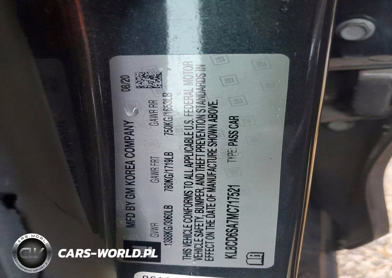2021 Chevrolet Spark 1Lt VIN:KL8CD6SA7MC717521 - 12