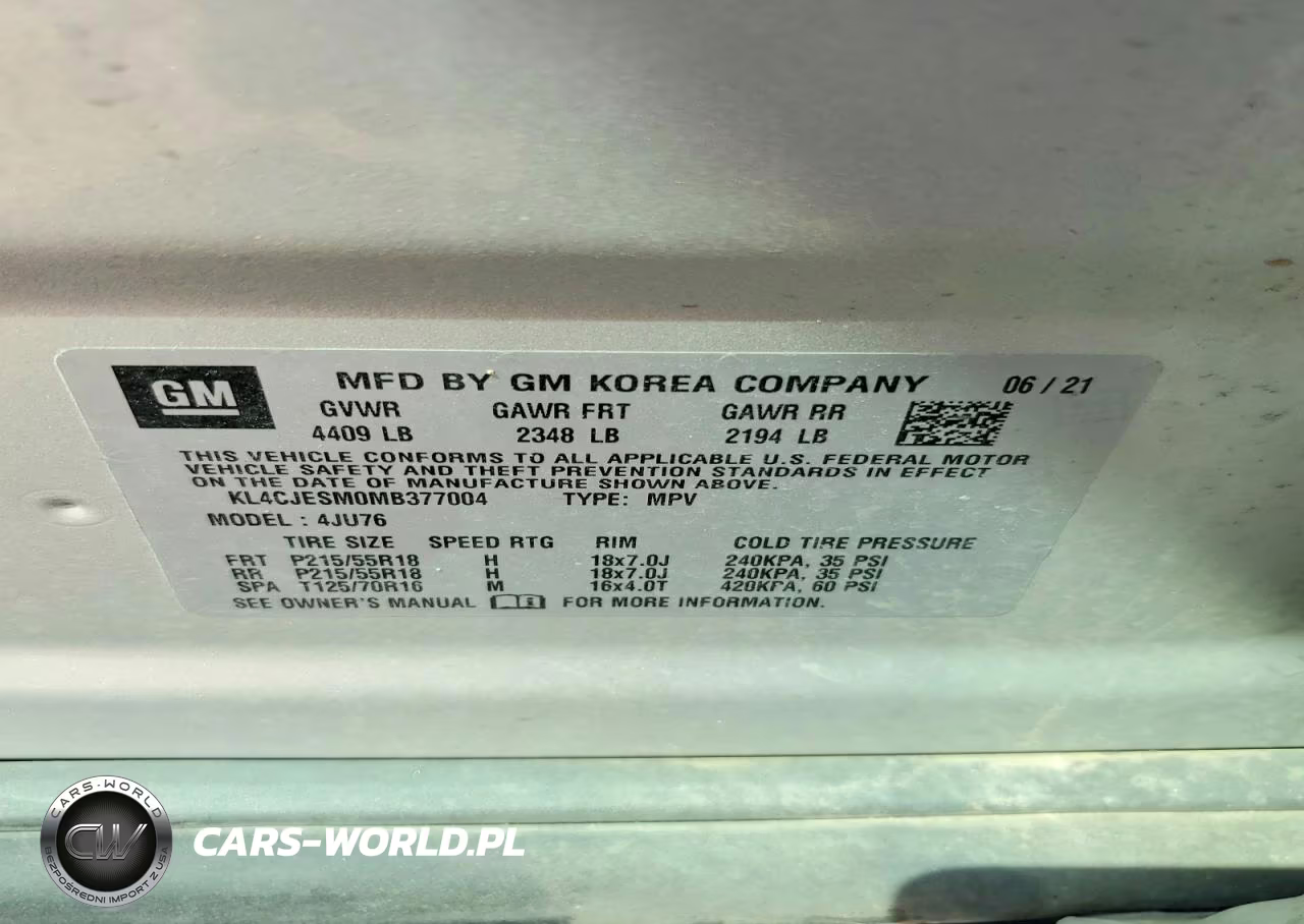 2021 Buick Encore Preferred VIN:KL4CJESM0MB377004 - 12