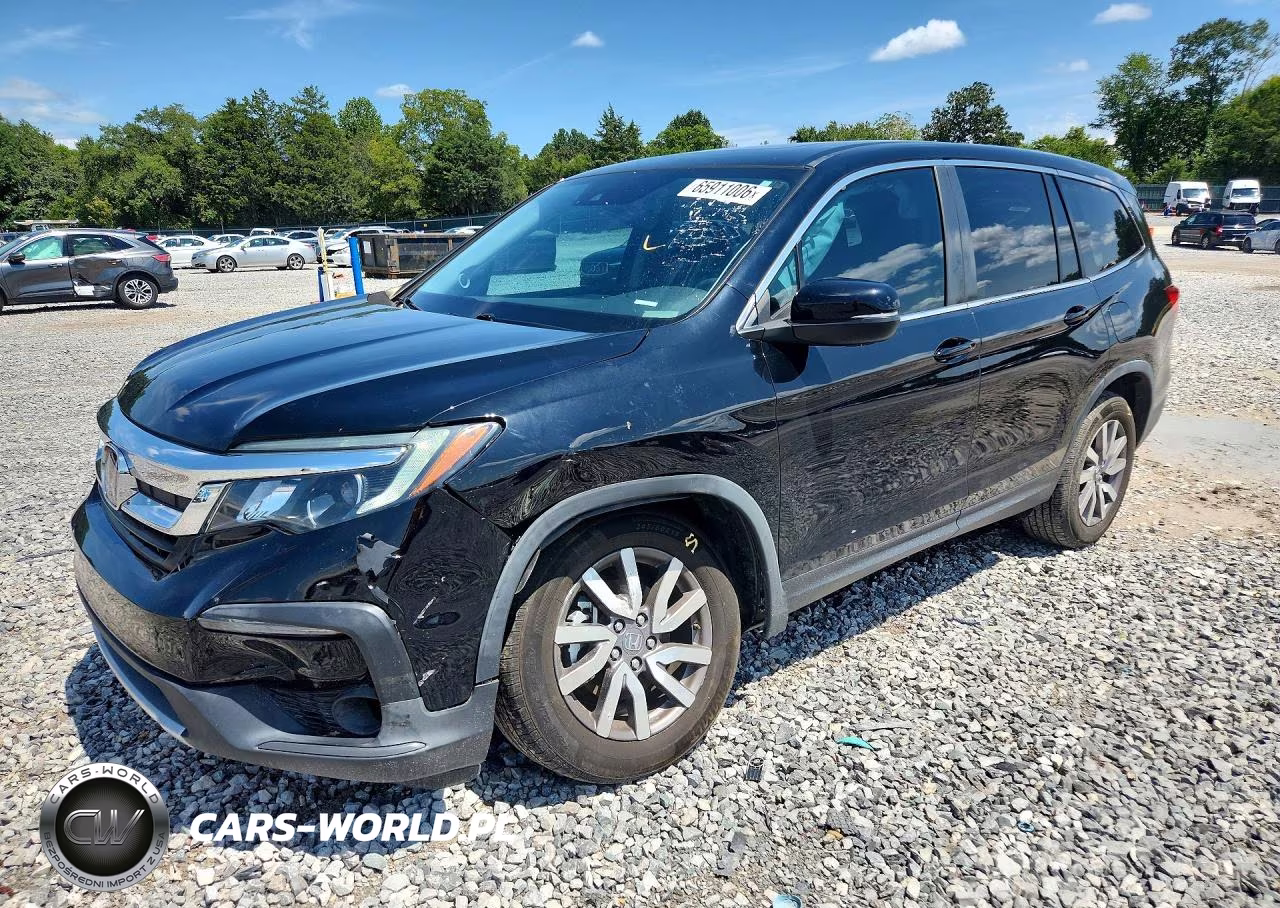 2021 Honda Pilot Exl VIN:5FNYF5H51MB015225 - 1