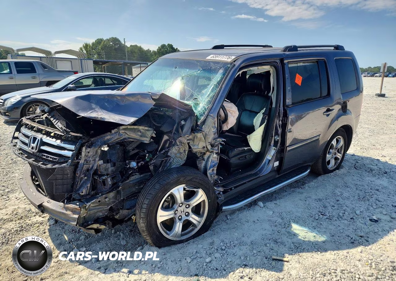 2015 Honda Pilot Exl VIN:5FNYF3H59FB026366 - 1