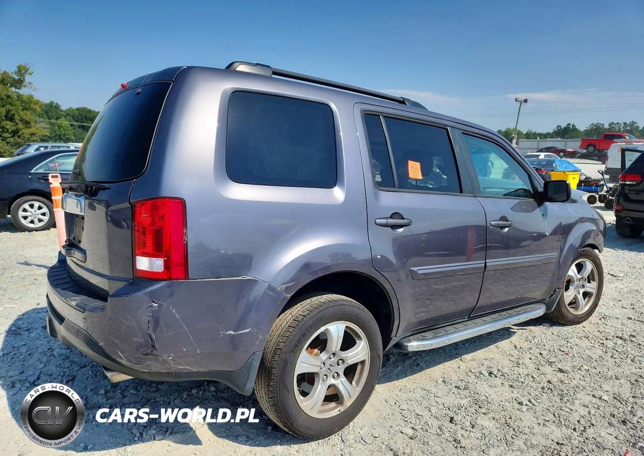 2015 Honda Pilot Exl VIN:5FNYF3H59FB026366 - 3