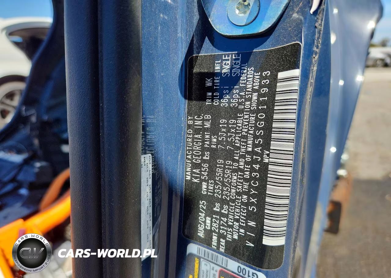 2025 Kia Ev6 Wind VIN:5XYC34JA5SG011933 - 12