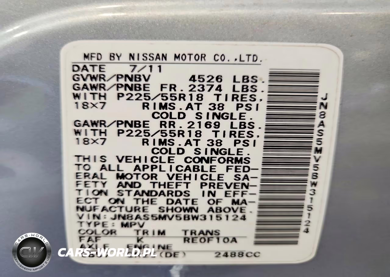 2011 Nissan Rogue S VIN:JN8AS5MV5BW315124 - 13