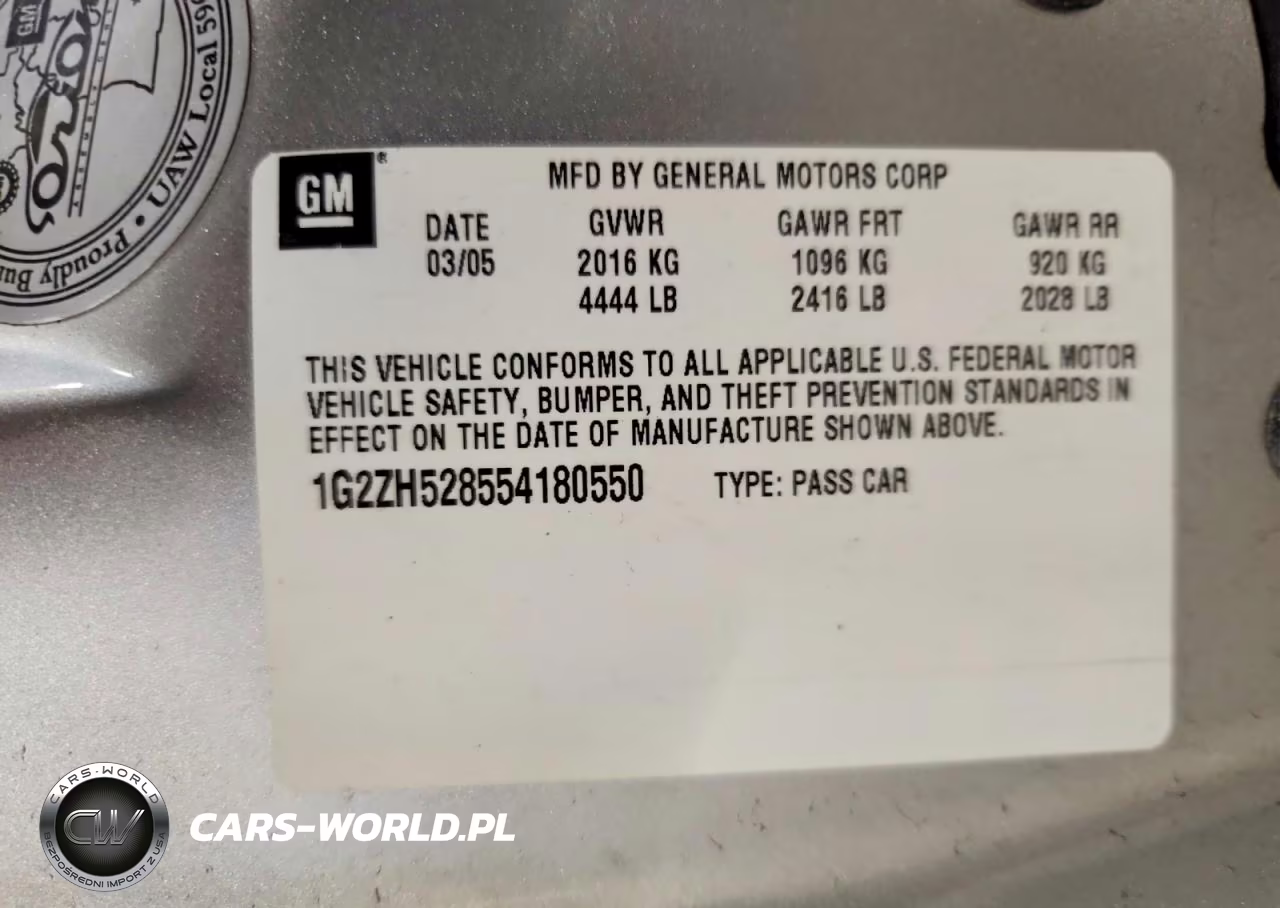 2005 Pontiac G6 Gt VIN:1G2ZH528554180550 - 12