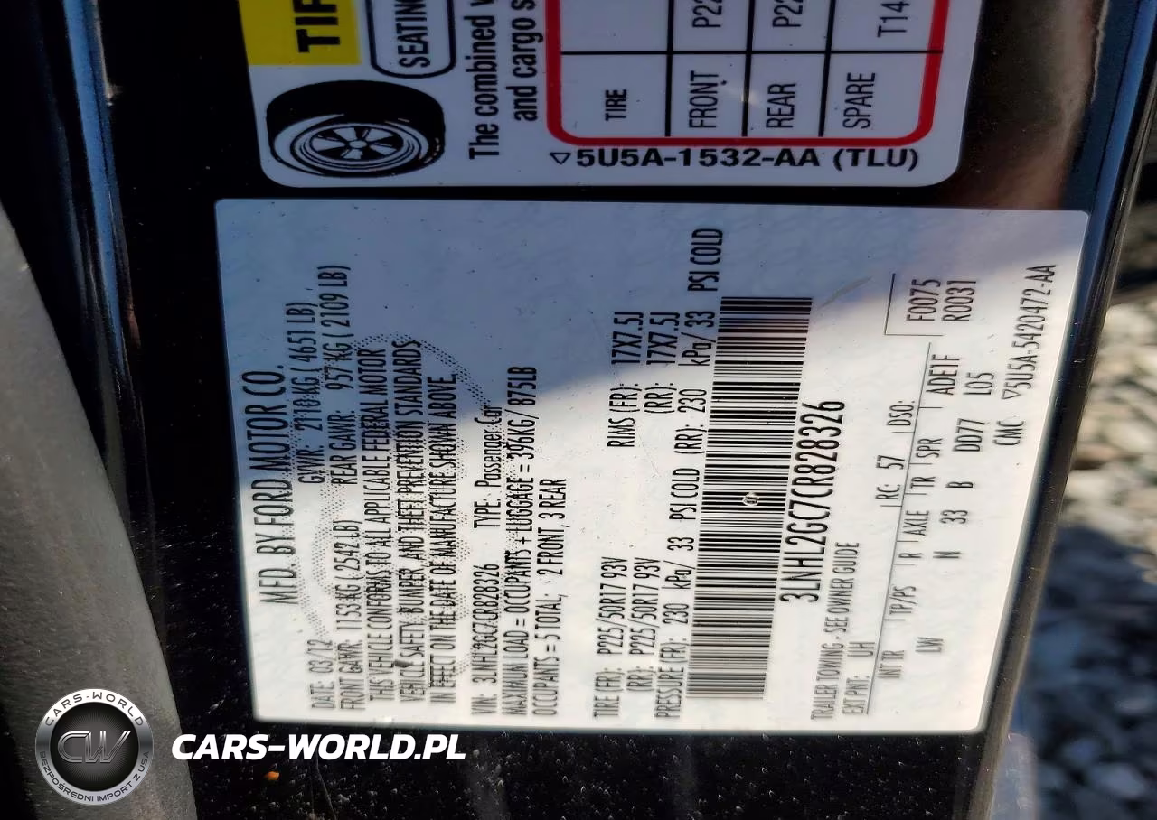 2012 Lincoln Mkz VIN:3LNHL2GC7CR828326 - 12