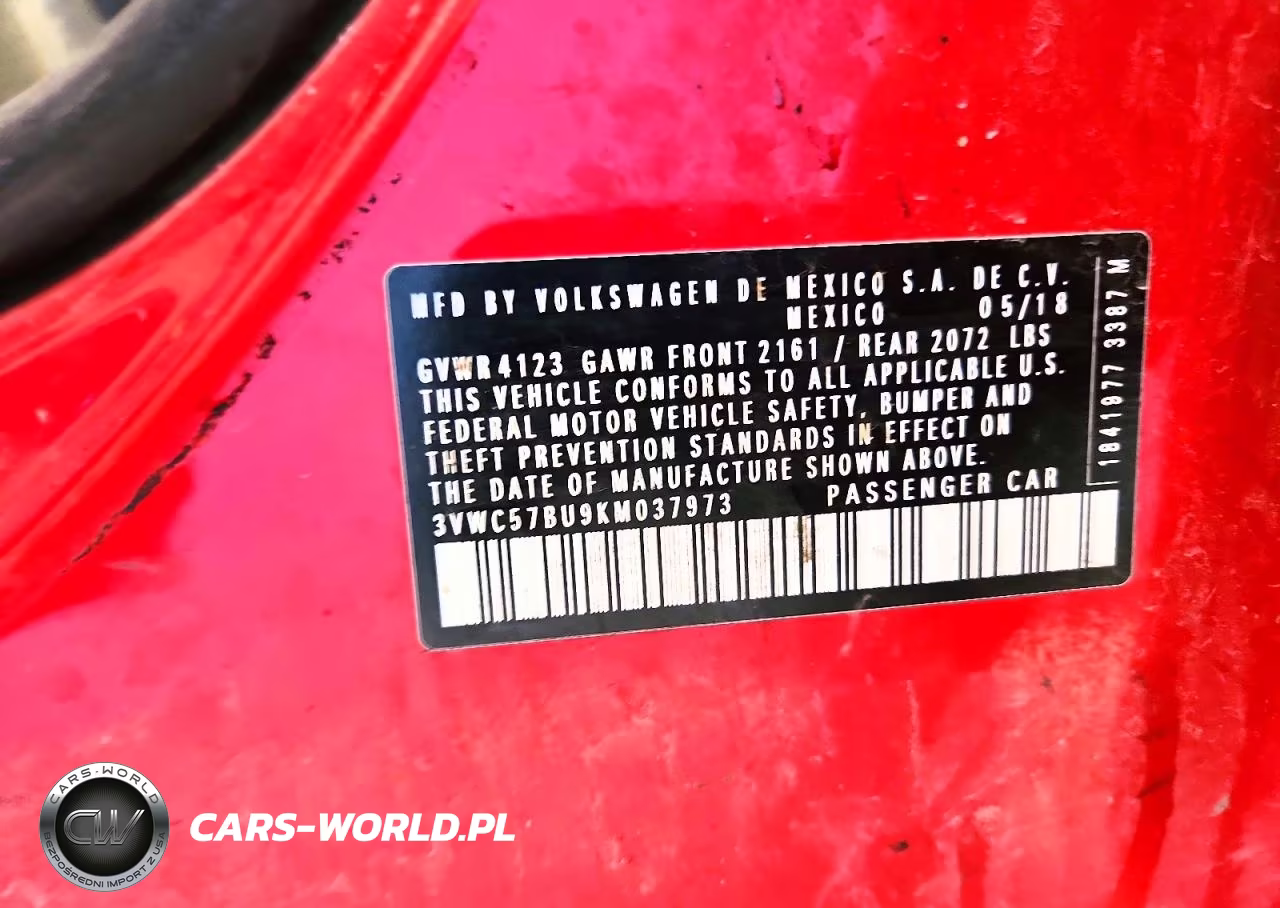 2019 Volkswagen Jetta S VIN:3VWC57BU9KM037973 - 12