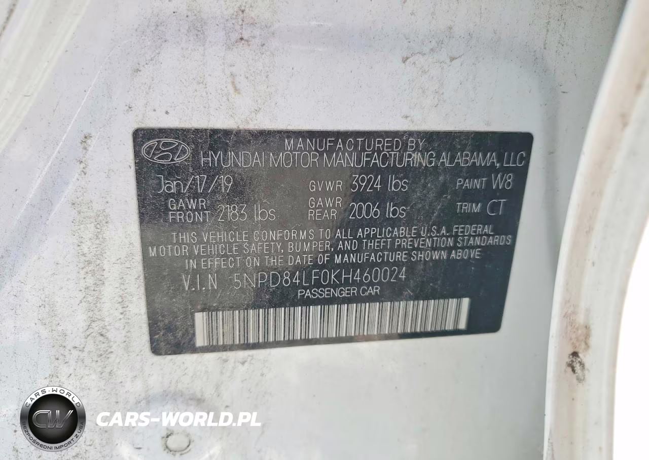 2019 Hyundai Elantra Sel VIN:5NPD84LF0KH460024 - 12