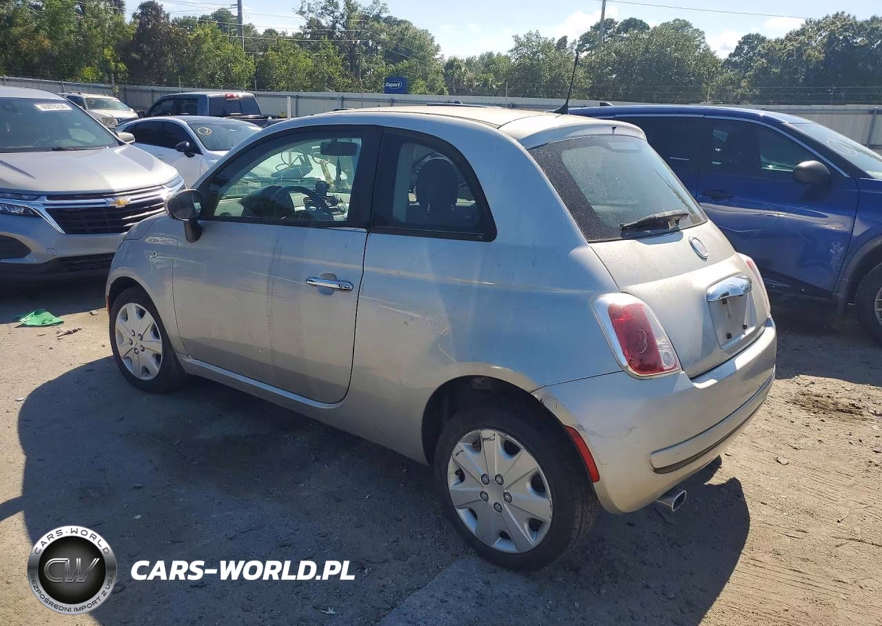 2012 Fiat 500 Pop VIN:3C3CFFAR7CT270382 - 2