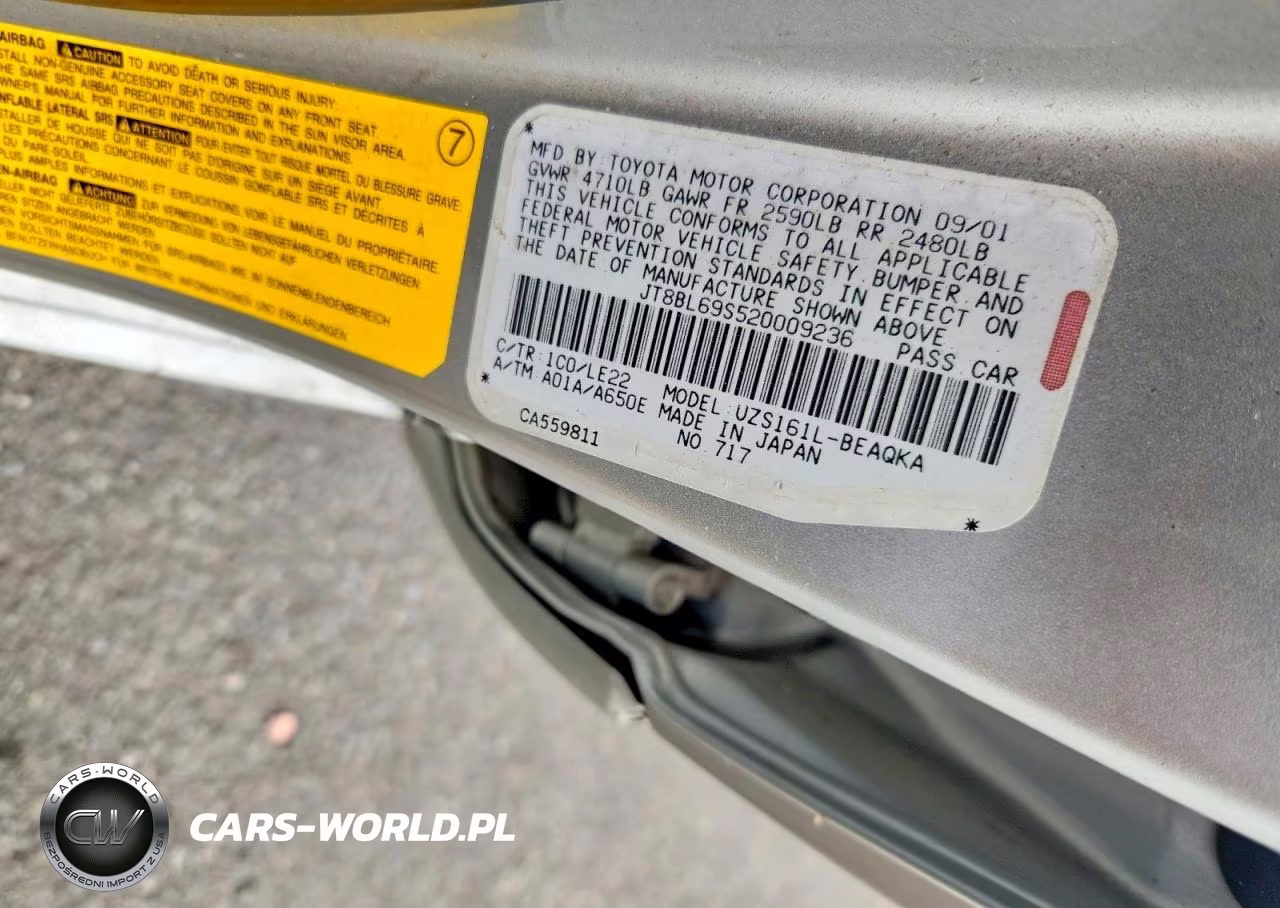 2002 Lexus Gs 430 VIN:JT8BL69S520009236 - 12