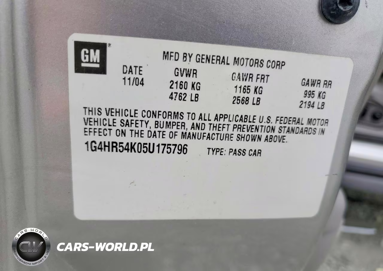 2005 Buick Lesabre Limited VIN:1G4HR54K05U175796 - 12