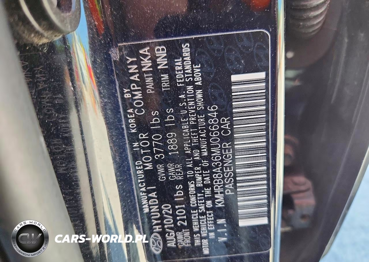2021 Hyundai Venue Se VIN:KMHRB8A36MU066846 - 12