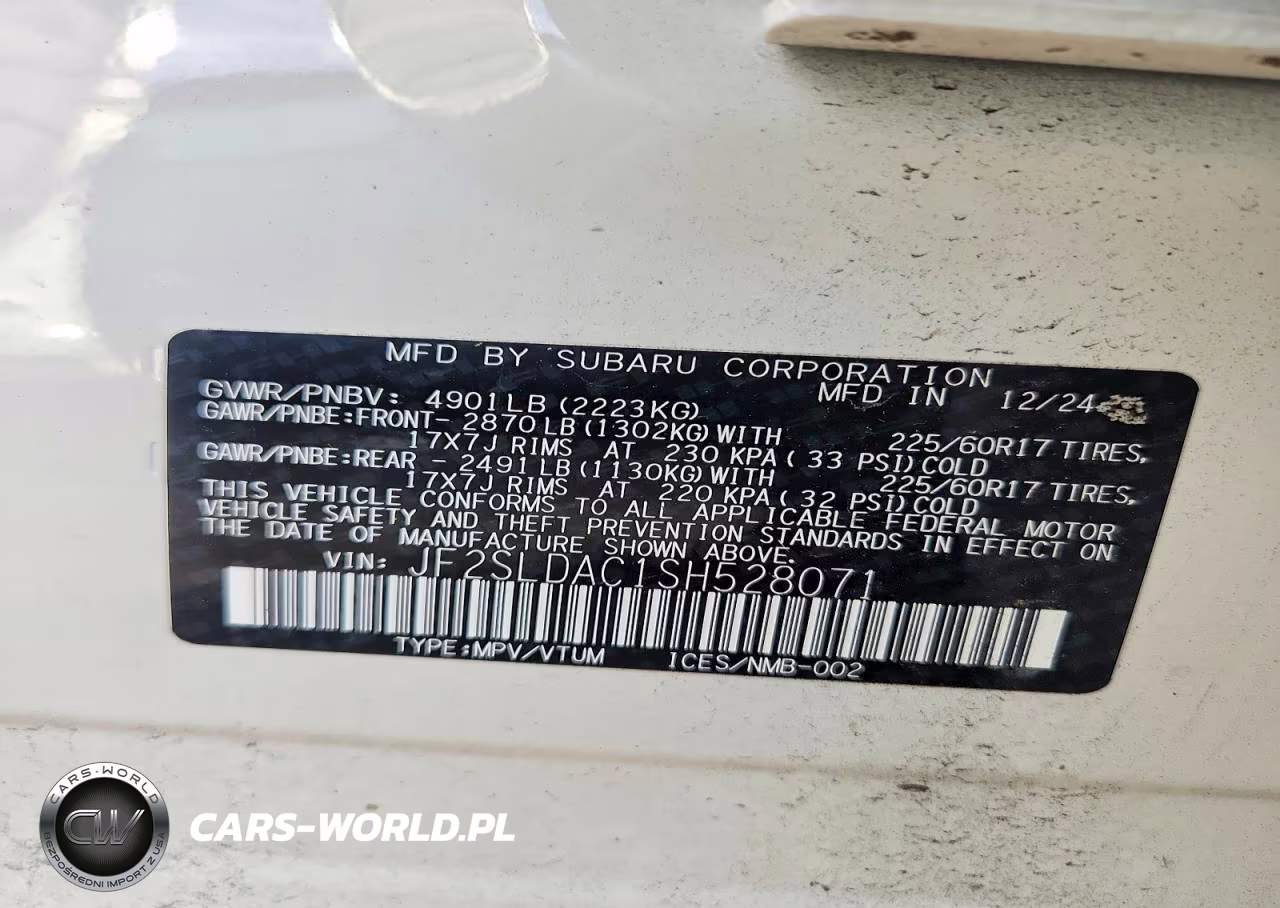 2025 Subaru Forester VIN:JF2SLDAC1SH528071 - 13