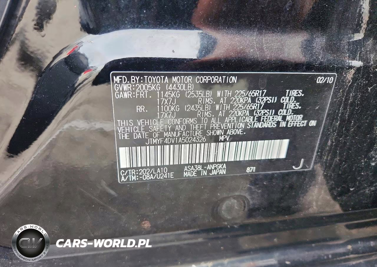 2010 Toyota Rav4 Limited VIN:JTMYF4DV1A5024326 - 13