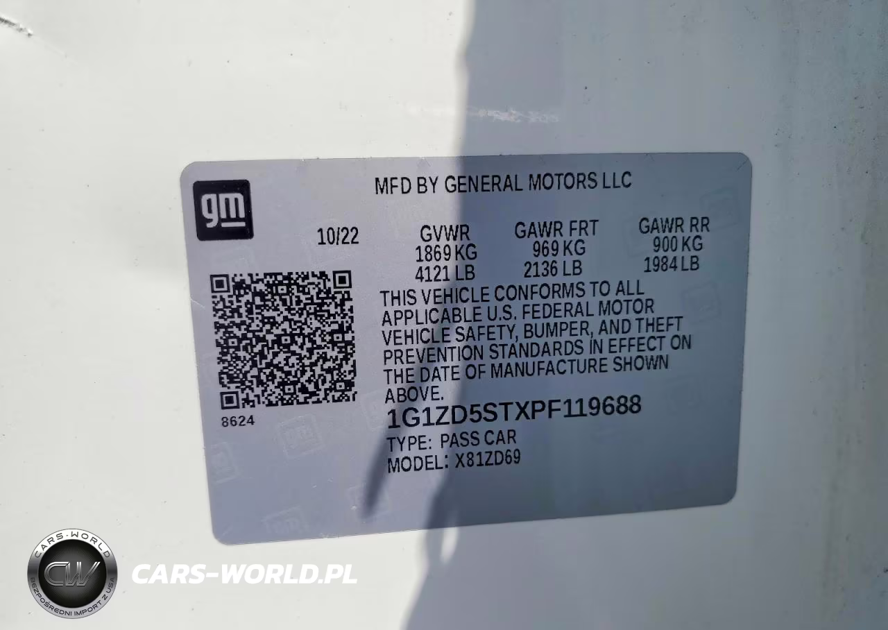2023 Chevrolet Malibu Lt VIN:1G1ZD5STXPF119688 - 13