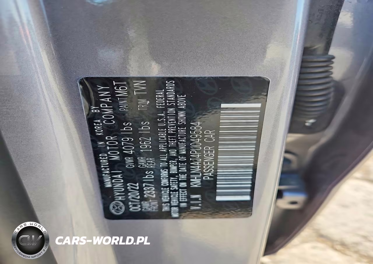 2023 Hyundai Elantra Limited VIN:KMHLN4AJ4PU049584 - 12