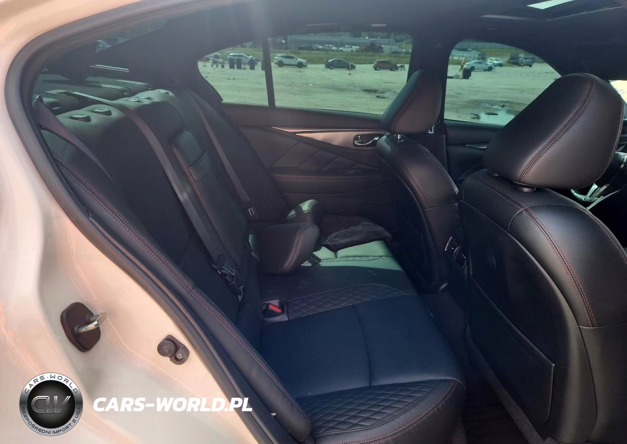 2019 Infiniti Q50 Red Sport 400 VIN:JN1FV7AR0KM801043 - 10