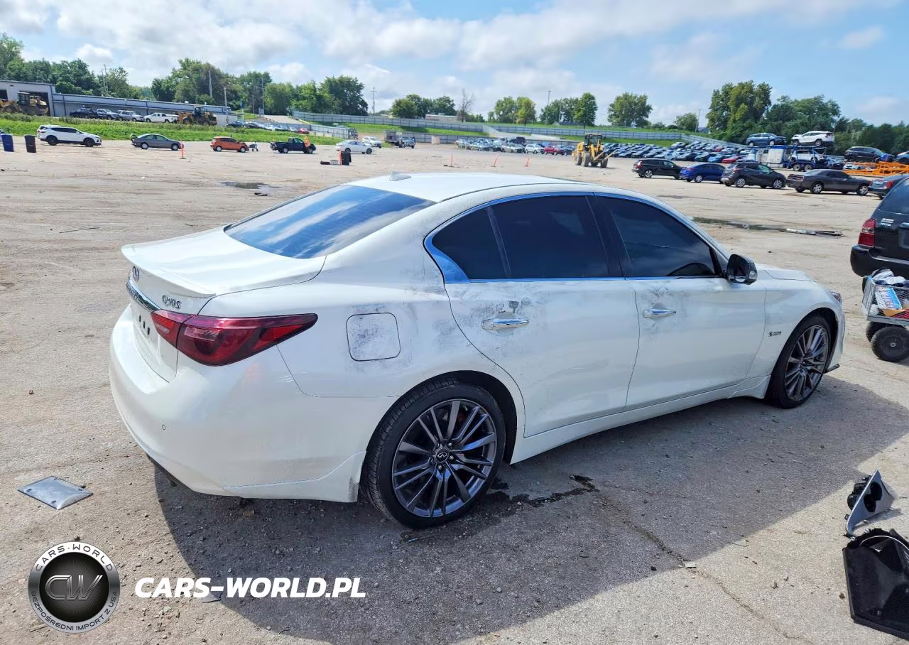 2019 Infiniti Q50 Red Sport 400 VIN:JN1FV7AR0KM801043 - 3