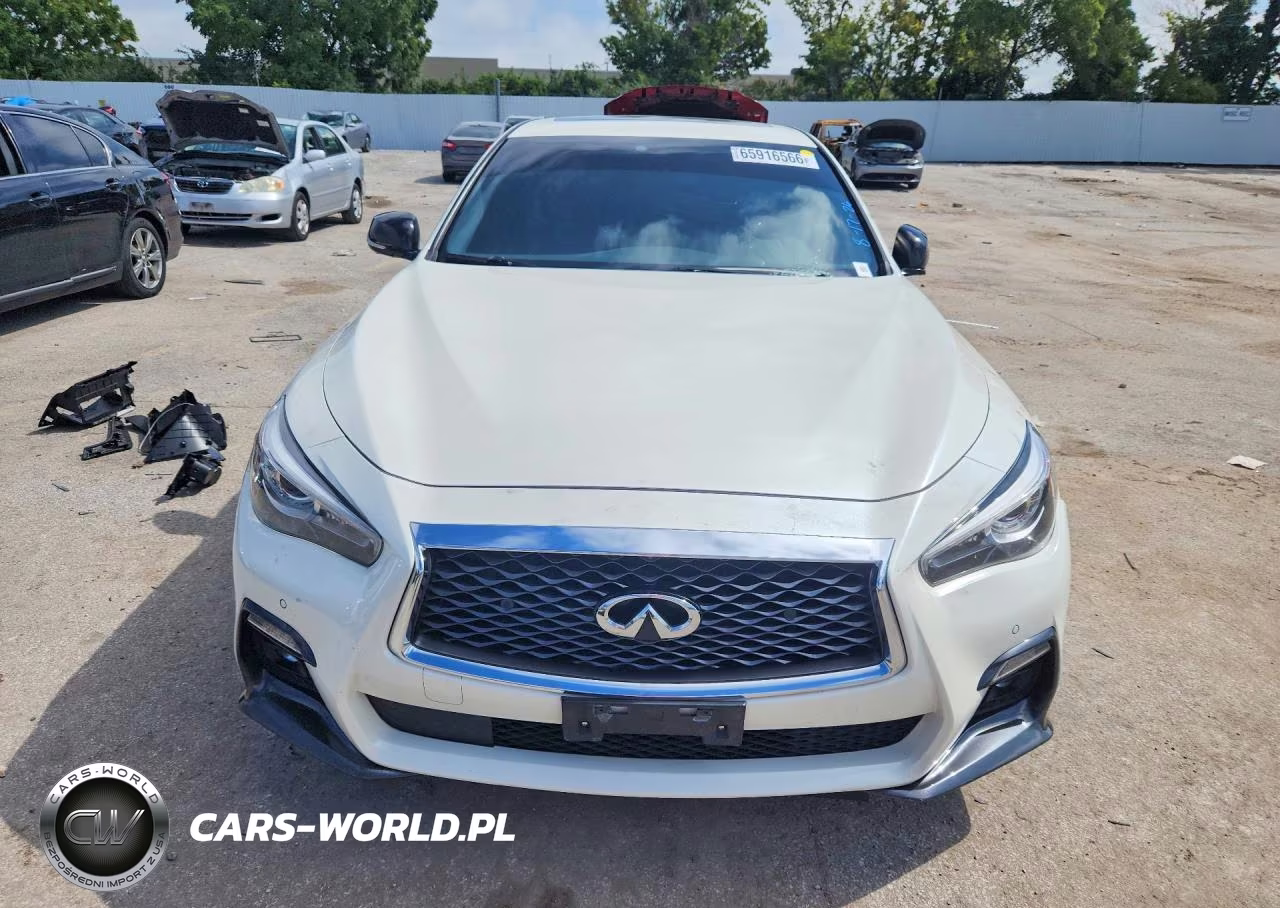 2019 Infiniti Q50 Red Sport 400 VIN:JN1FV7AR0KM801043 - 5